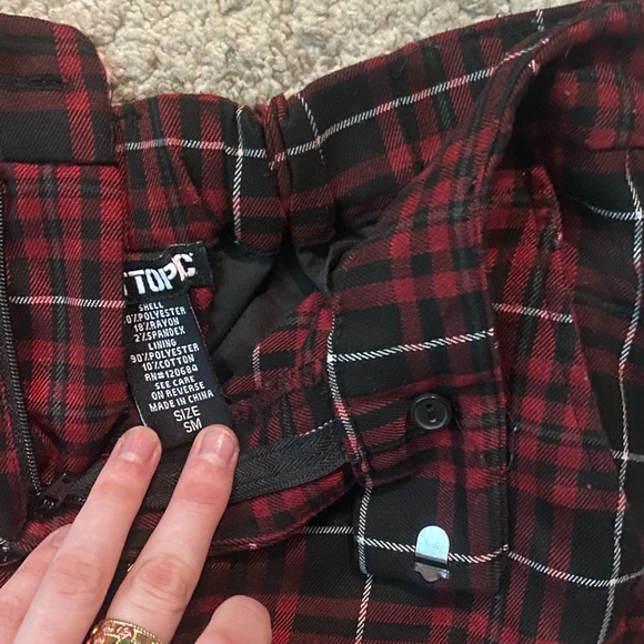 Hot Topic Plaid Pants - Picture 2 of 2